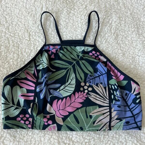JoyLab | Tropical Athletic Crop Top - Size L